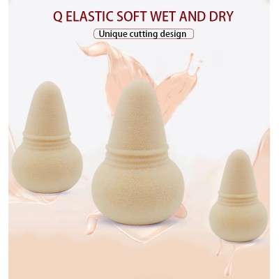 Fashion new multifunctional cone shaped makeup tool foundation makeup sponge