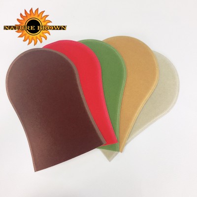 Double-colour Organic Makeup Self Bronze Applications Tanning Mitt