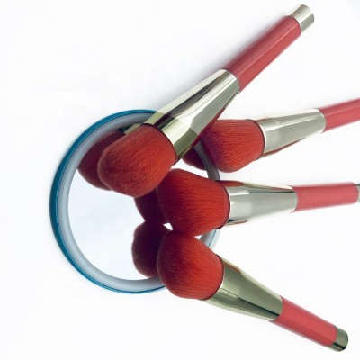 Golden red makeup brush nylon multifunctional makeup tool